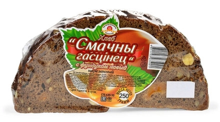 Хлеб "Смачный гостинец с фундуком" 250г. Витебск
