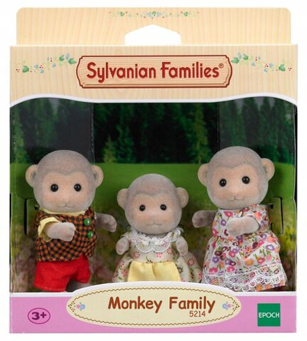 Игровой набор Sylvanian Families - Monkey Family - Семья Обезьянок - Сильвания Фэмили 5214