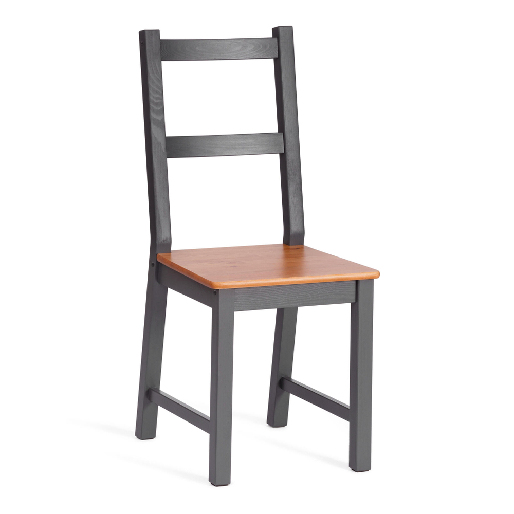Стул Соната / Sonata chair массив сосны, 41х50х95 см, антик /графит