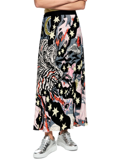 Двусторонняя юбка из вискозы