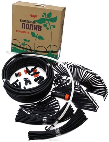 Полив капельный Жук от ёмкости на 30 растений