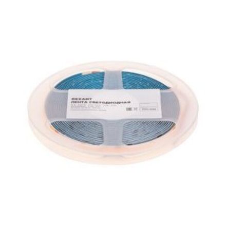 Лента светодиодная 12В, COB 8Вт/м, 320 LED/м, оранжевый, 8мм, 5м, IP20 REXANT