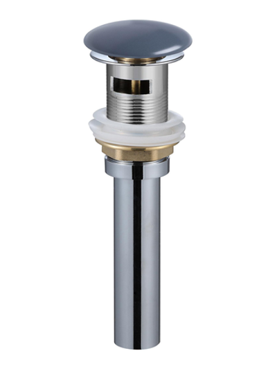 Донный клапан для раковины  Серый матовый WeltWasser WW PP MT-GR