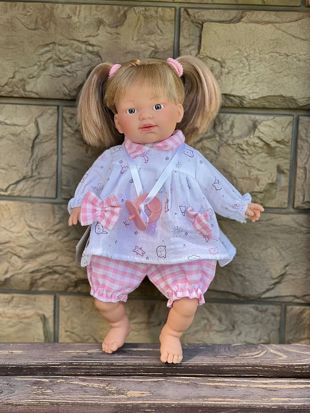 Кукла Nines 26см Coco мягконабивная (N0614)