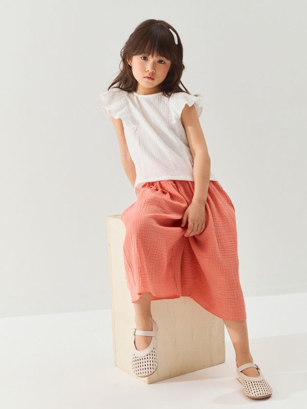 Топ муслиновый с крылышками 