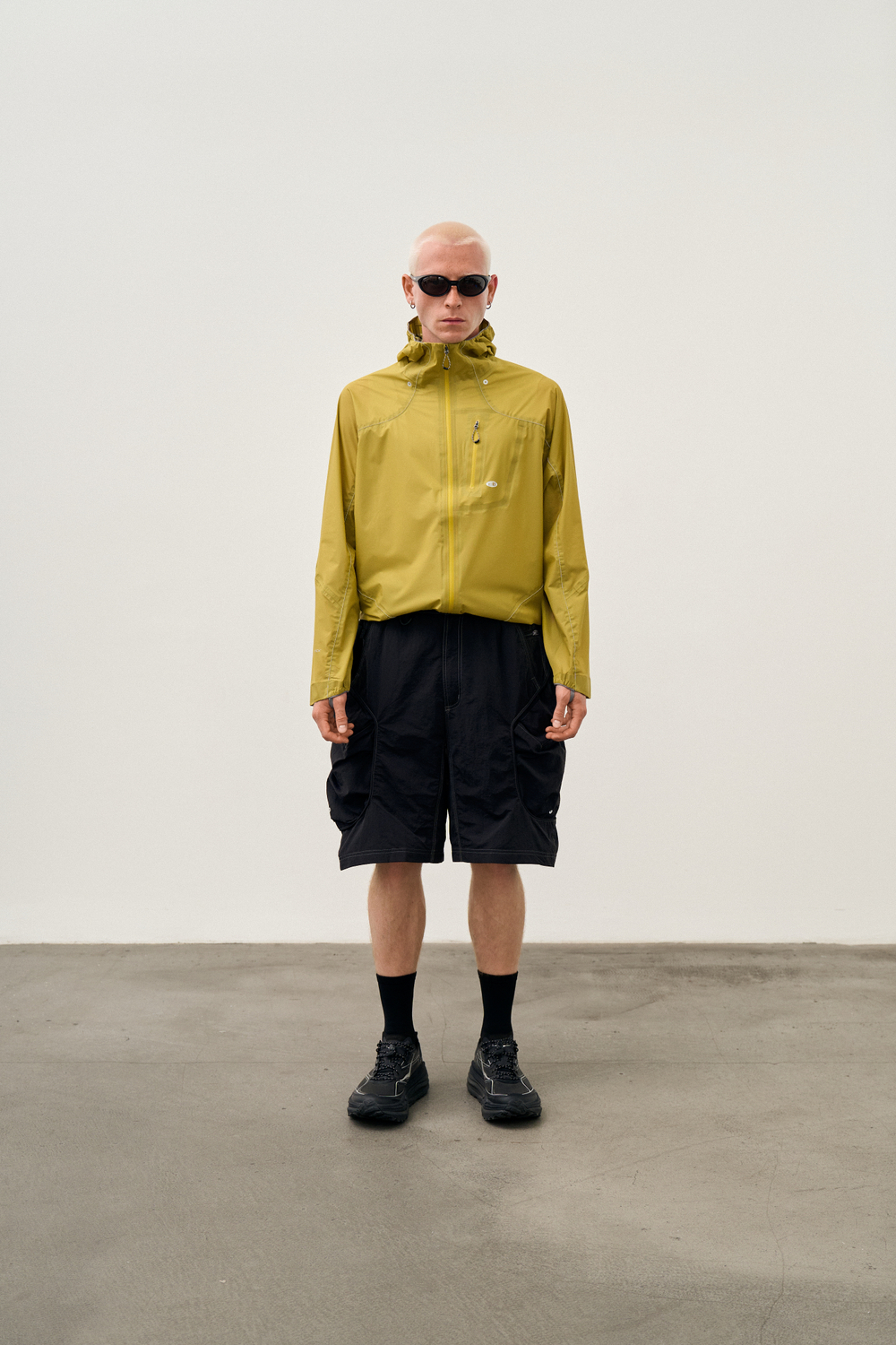 Куртка Nothomme Blue Pertex Cicada Wing Ultra-Light Hardshell Trail Running Jacket "Mustard Yellow"