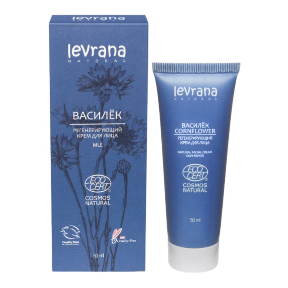 Крем для лица "Василек", 50 мл. регенерирует и восстанавливает кожу (Levrana) Крем для лица "Василек", 50 мл. регенерирует и восстанавливает кожу (Levrana)