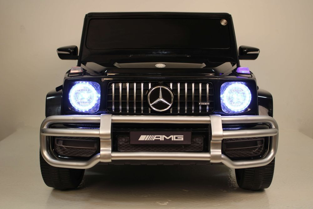 Детский электромобиль RiverToys Mercedes-AMG G63 4WD (S307) черный глянец