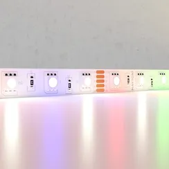 Светодиодная лента 24В 5050 14,4Вт/м Цветная (RGB) + 4000K 5м IP20 Led Strip 10177