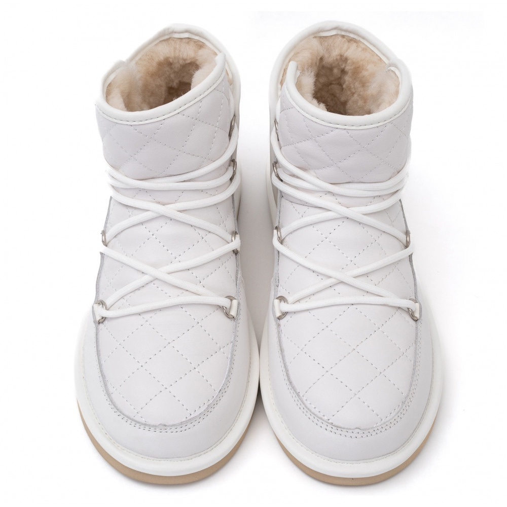 UGG Lodge Mini Leather White