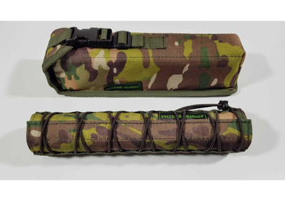 Модератор Т-10 ИНТЕГРАТ 310х50 (корпус 310 мм) HUNTER MAGNUM (16 камер) резьба 15x1/контур 18 cal.308 Blaser