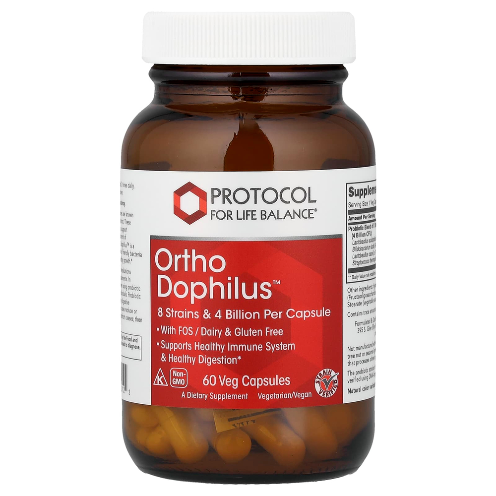 Protocol for Life Balance, Ortho Dophilus™, 60 растительных капсул