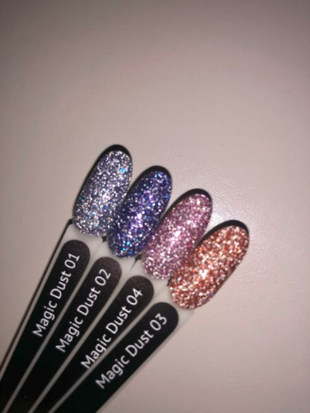 Monami Гель-лак светоотражающий Magic Dust 02, 8 гр