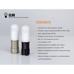 Фонарь Fenix CL09GY серый