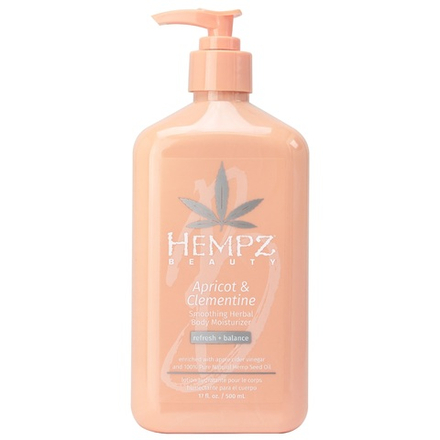 HEMPZ Молочко для тела разглаживающее Абрикос и Клементин 500ml / Apricot and Clementine Smoothing Herbal Body Moisturizer