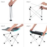 Стол туристический Naturehike складной, 68х46х40,5 см, чёрный, артикул NH19Z008-Z-BLL