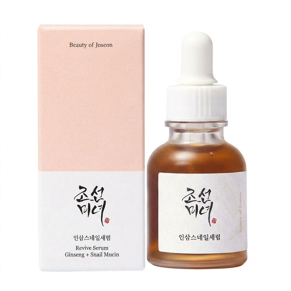 Восстанавливающая сыворотка для упругости кожи Beauty of Joseon Revive Serum Ginseng + Snail Mucin, 30мл
