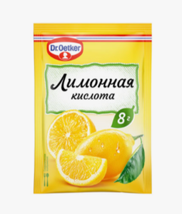 ЛИМОННАЯ КИСЛОТА DR.OETKER 8ГР