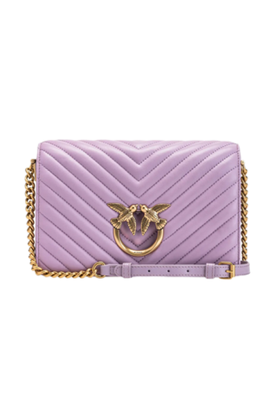 CLASSIC LOVE BAG CLICK V QUILT – iris-antique gold