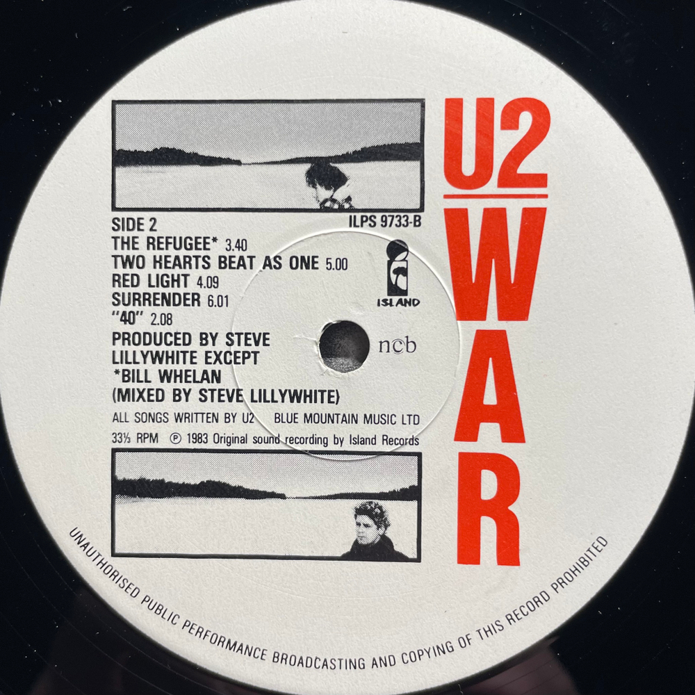 U2 ‎– War (Скандинавия 1983г.)