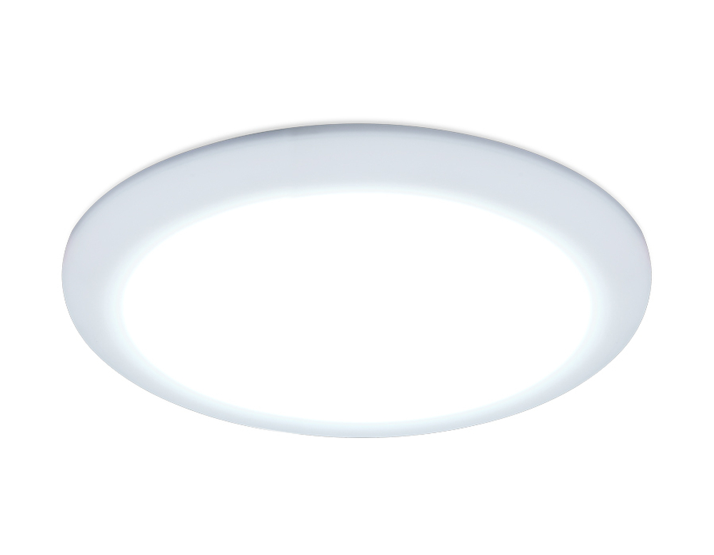 Встраиваемый cветодиодный светильник с подсветкой и регулируемым крепежом DCR301 5W+3W 6400K/3000K 85-265V D90*35 (A50-75)