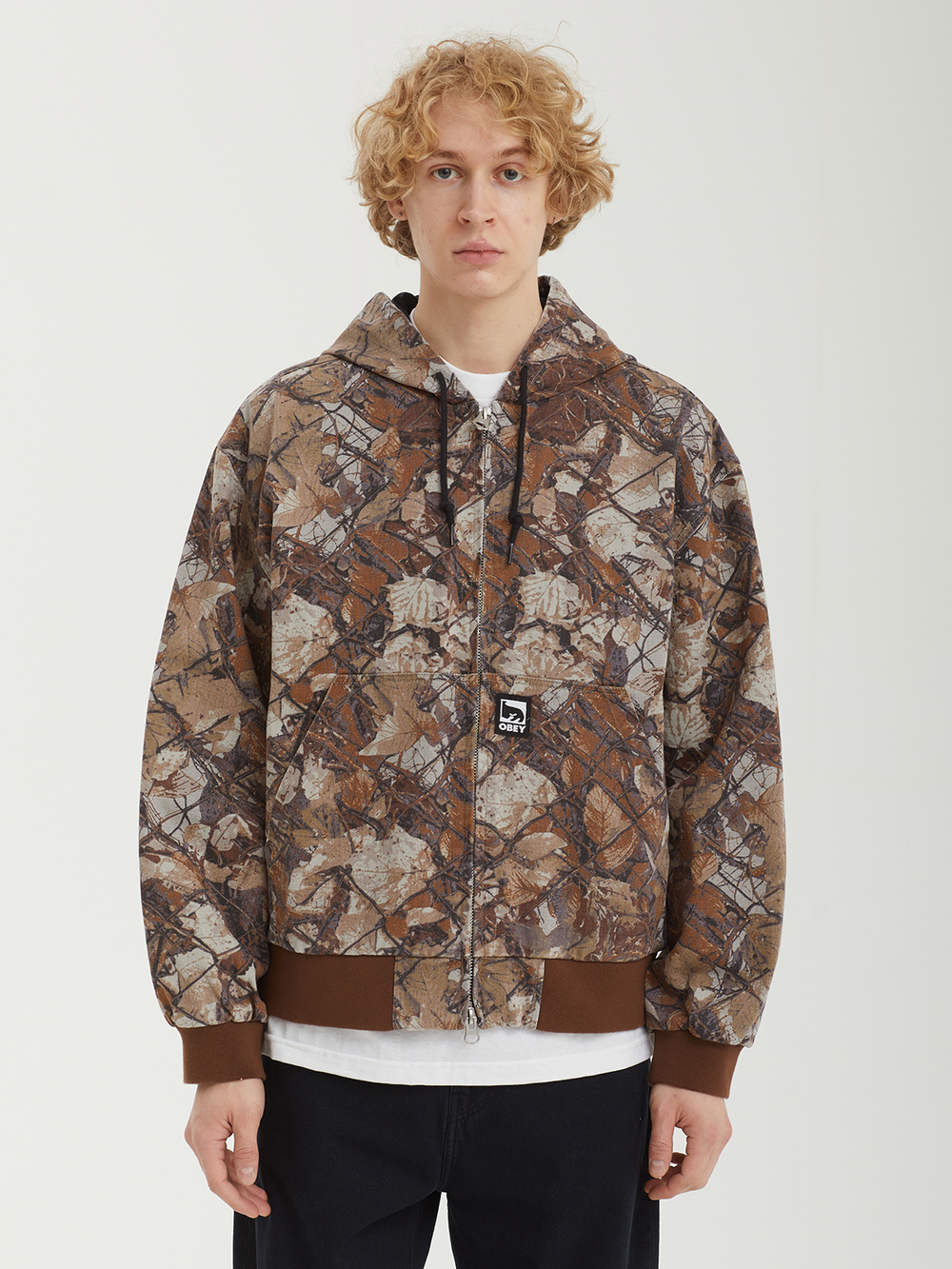 Мужская Куртка Obey Glen Zip Up