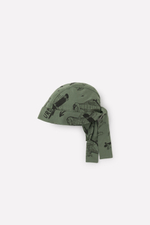 К 8010/лесной мох,крокодилы к1261 платок-бандана дет