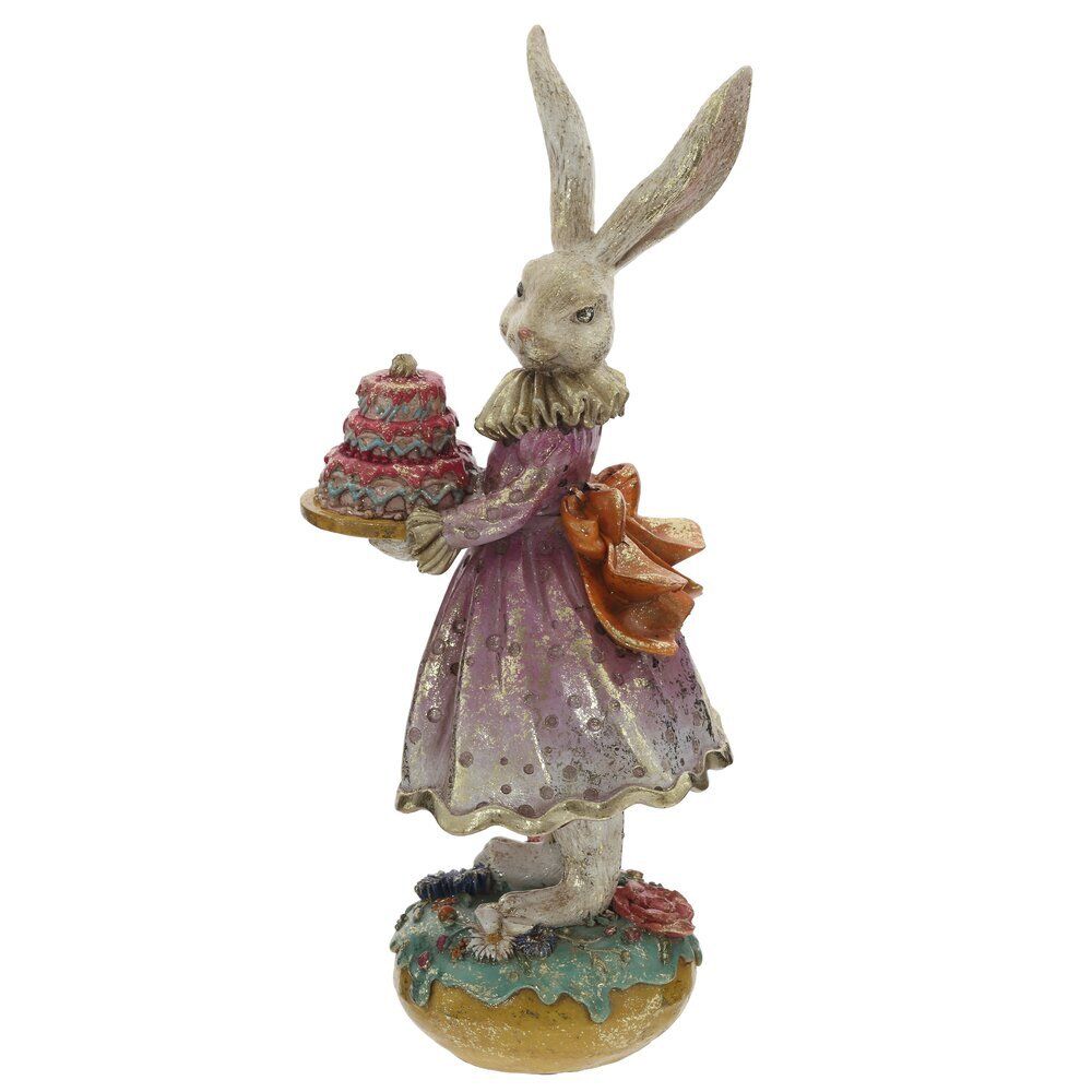 GAEM Фигурка декоративная "Зайка", L12,5 W9,5 H28,5 см