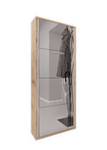 Обувница Айронори ЛАЙТ 4 МП (Дуб Вотан / Зеркало)