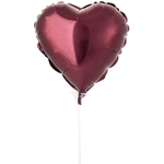 Шар фольгированный Сердце 23 см (Фиолетовый)