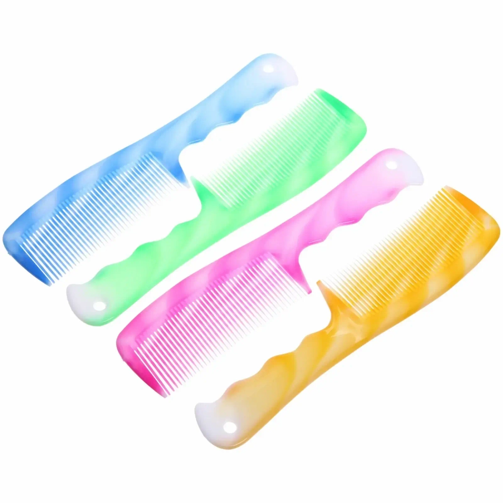 Расческа классическая с ручкой «Необходимая», микс 4 цвета, 4,5*20,5см