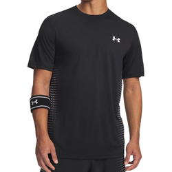 Мужская теннисная футболка Under Armour Tech Play - black/white