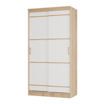 Шкаф-купе Сакура 1,14 м сонома/белый