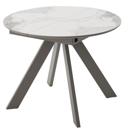 Стол М-City DISAUR Бонжур 100 Пандора (Pandora Light), керамика, Латте каркас