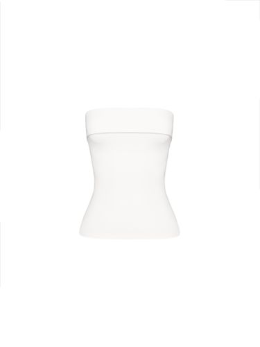 white fold over bandeau