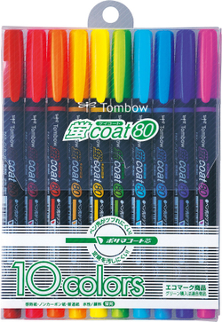 Текстовыделители Tombow 蛍coat80