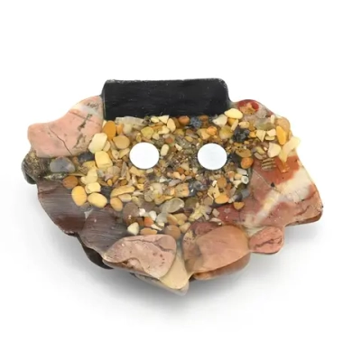 Сувенир Магнит "Челябинск" с самоцветами, 80×60мм