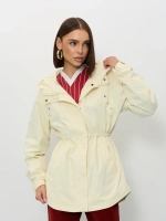 Ветровка с капюшоном удлиненная