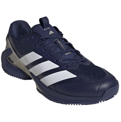 Мужские теннисные кроссовки Adidas Adizero Ubersonic 5 M Clay - dark blue/cloud white/cyber metallic