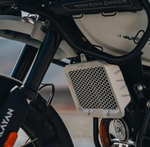 Алюминиевая защита радиатора Royal Enfield Radiator Guard Silver Himalayan 450 Guerrilla 450, KXA00404