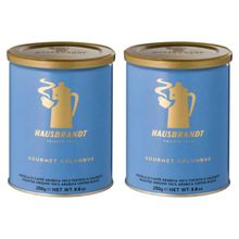 Кофе молотый Hausbrandt Gourmet Columbus банка 250 г 2 шт