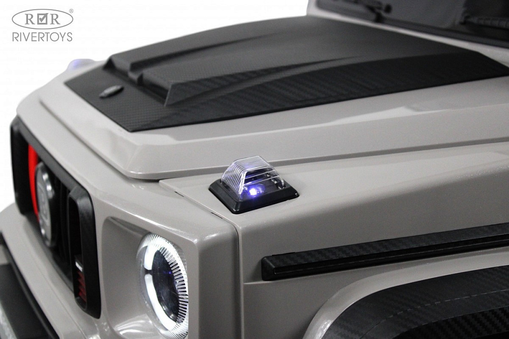Детский электромобиль RiverToys Z888ZZ GREY/серый