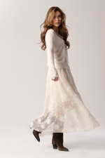 Юбка с цветами