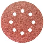 738027 Круг абразивный P 40, на ворсовой подложке под "липучку" 125 мм, перфорированный, 5 шт. Сибртех
