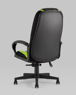 Кресло игровое TopChairs ST-CYBER 9 черный/зеленый