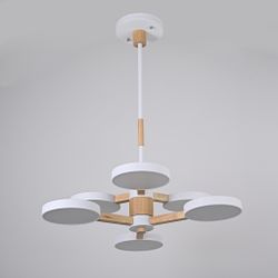 Люстра на штанге TURNA DBL L6 White