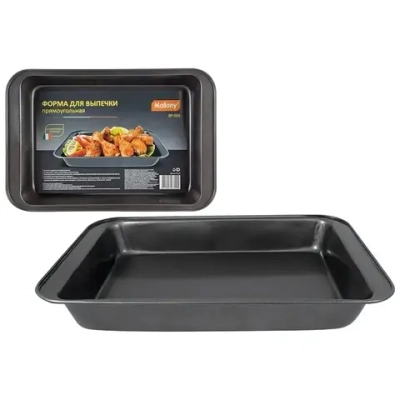 Форма для запекания BF-006 прямоугольная, размер: 37,5*25,5*5 см