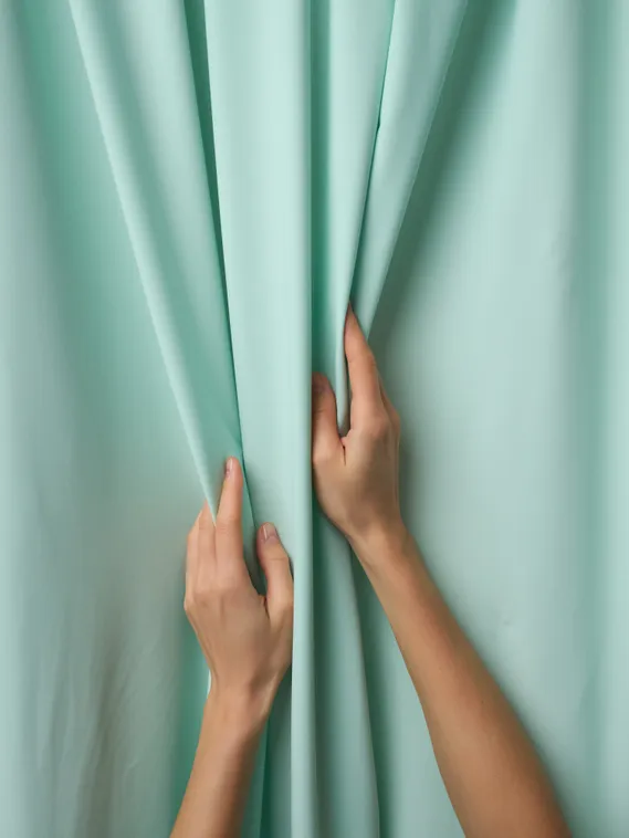 Микрофибра бельевая, эффект хлопка, Турция, ментол