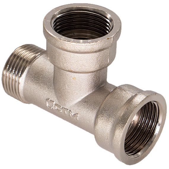 Тройник 1/2 г/г/ш СТМ купить в Москве и Московской области по низкой цене с доставкой по России — (2) Тройник 1/2 г/г/ш СТМ — (2)