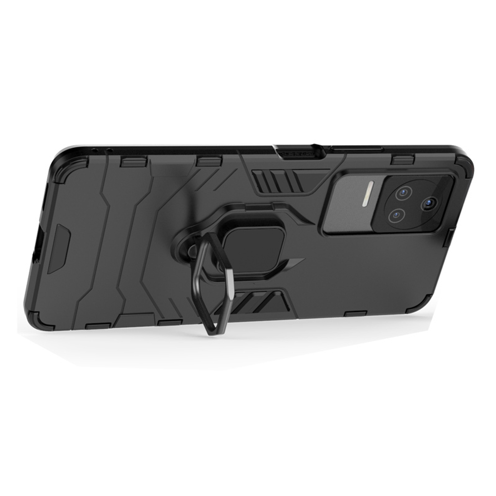 Противоударный чехол с кольцом Panther Case для Xiaomi Poco F4